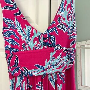 Lilly Pulitzer Sloane Maxi Dress Capri Pink Samba